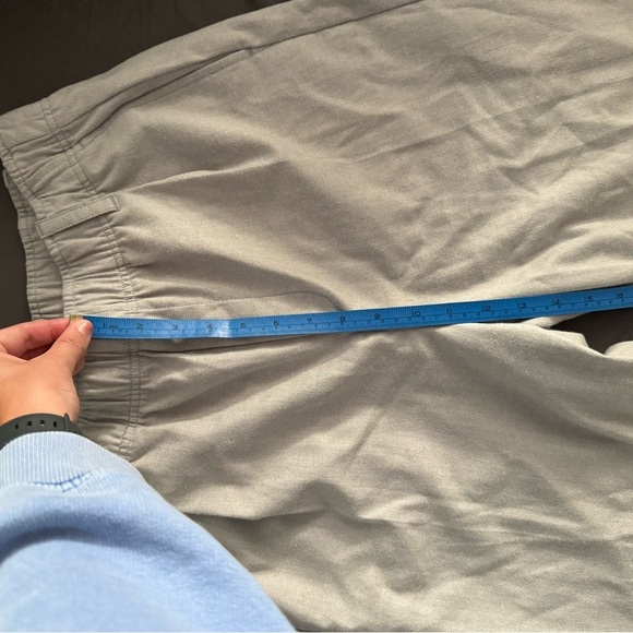 GAP Grey Pull on Ankle Pleated Trouser 10 - Picture 11 of 16